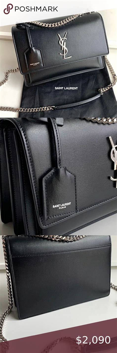 ysl medium sunset bag adjust chain|ysl sunset medium review.